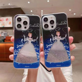 Cinderella iPhone exquisite Trend Silicone Anti-collision phone case