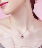 Fashion exquisite necklace 100 I Love You Language necklace I Love you Projection necklace (holiday gifts)