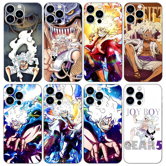 Nika Luffy iPhone back case film beautiful character pattern mobile phone sticker film back sticker colour film full package stickers