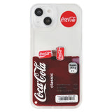 Phone case Cola Quicksand iPhone15 phone case Fun fun transparent phone case