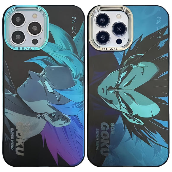Son Goku/Bejīta Yonsei iPhone exquisite Trend Silicone Anti-collision phone case