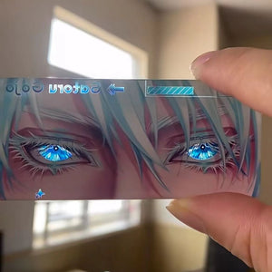 Satoru Gojo's beautiful and cool transparent acrylic card