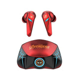 Super Hero Iron Man/Spider Man/Captain America wireless Bluetooth Headphone, 1 piece BT5.3 low latency gaming headset, TWS hi-Fi stereo sound quality transformer Earphone with microphone Gaming Travel sports Headphones