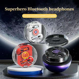 Super Hero Iron Man/Black panther/Captain America wireless Bluetooth Headphone, 1 piece BT5.3 low latency gaming headset, TWS hi-Fi stereo sound quality transformer Earphone with microphone Gaming Travel sports Headphones
