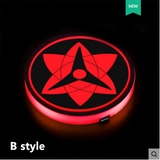 Uchiha Sasuke The Sharingan Car 7 Color Changing Intelligent Sensing Coasters