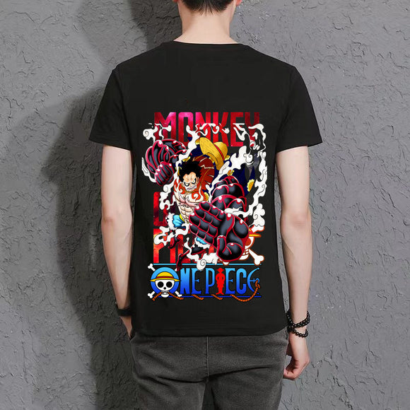 【14】Gear fourth luffy High appearance level Trend -shirt cute and handsome anime characters (The real thing is more delicate than the picture.)