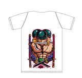 【2】Zoro High appearance level Trend -shirt cute and handsome anime characters (The real thing is more delicate than the picture.)