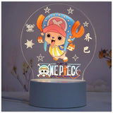 Luffy/Zoro/Ace/Nami16 Color Creative Small Night Light (For couples, for loved ones, for friends)