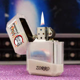 Tanjirou/Nezuko ZORO Strong luminous quicksand cool Romantic originality windproof kerosene lighter (for friends, for lovers, for relatives)