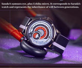 Boruto/Sasuke/Sarada Watch Lucky Stone Watch Three degree waterproof watch Sharingan Watch (exquisite packaging, for couples, for friends, for loved ones)