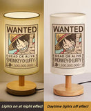 Luffy/Zoro small table lamp led lamp Student eye protection warm lamp (can learn office)