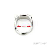 Uzumaki Handmade sterling silver Logo Ring (adjustable size)