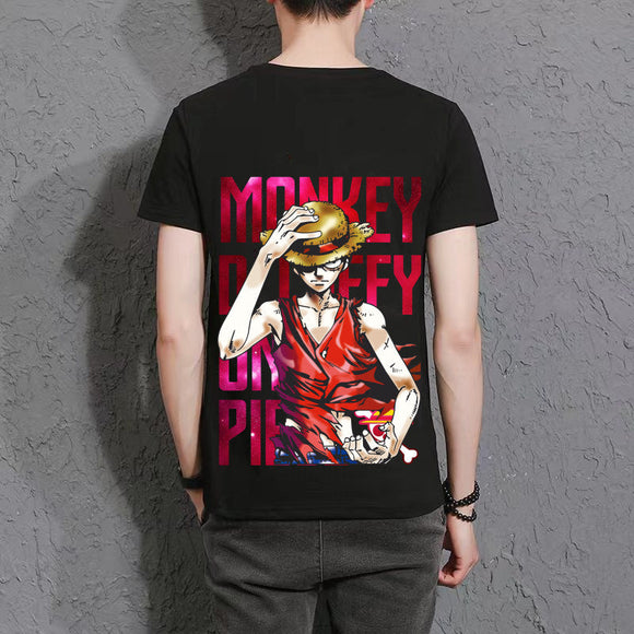 【6】Luffy3 High appearance level Trend -shirt cute and handsome anime characters (The real thing is more delicate than the picture.)