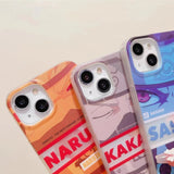 Uzumaki/Sasuke/Kakashi Apple exquisite Trend Silicone Anti-collision phone case