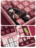 Tanjirou/Nezuko Mechanical Keyboard Three-mode wireless RGB backlit gaming office desktop esports Keyboard