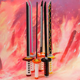 Kamado Tanjirou/Agatsuma Zenitsu Samurai sword katana weapon size particle assembly blocks(300-400PCS)