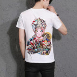 Gaara puzzle High appearance level Trend T-shirt cute and handsome characters(The real product is more delicate than the picture.)