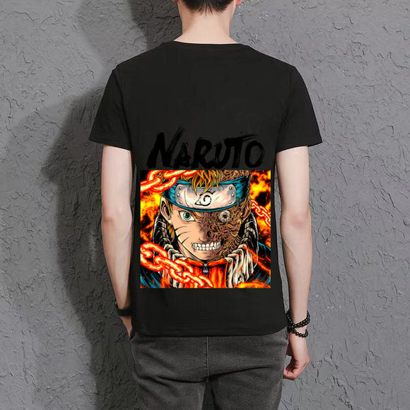 【2】Kurama2 High appearance level Trend T-shirt cute and handsome anime characters(The real thing is more delicate than the picture.)
