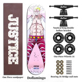 Luffy/Zoro Skateboard Professional Skateboard Exquisite pattern skateboard (size: 80CM×20CM)