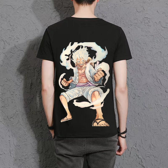 【4】Nika luffy2 High appearance level Trend -shirt cute and handsome anime characters (The real thing is more delicate than the picture.)