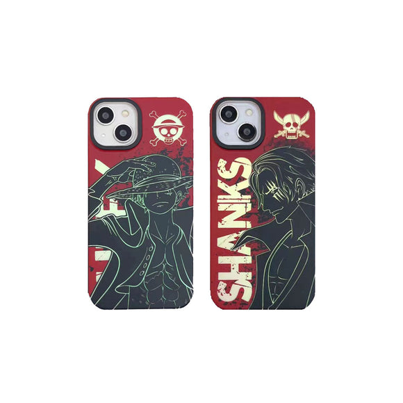 Luffy/Shanks Apple exquisite Trend Silicone Anti-collision phone case