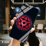 Sharingan Hd The Blowout Glass Silicone IPhone Case (Other styles and other mobile phone models can be customized)