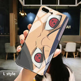 Sharingan Hd The Blowout Glass Silicone IPhone Case (Other styles and other mobile phone models can be customized)