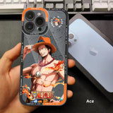 Luffy/Zoro/Ace Apple silicone crash-resistant phone case(Suitable for various iPhone models，When buying please Notes your iPhone model)