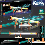 Kochou Shinobu katana luminous weapons 782PCS building block(Can be connected to products)