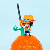 Luffy/Law/Ace Devil fruit shape cup figure decoration action figure water cup cold drink cup