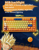 Son Goku Mechanical Keyboard Three-mode wireless RGB backlit gaming office desktop esports Keyboard