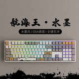 Luffy Mechanical Keyboard Three-mode wireless RGB backlit gaming office desktop esports Keyboard