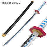 Kamado Tanjirou/Agatsuma Zenitsu COS Katana Character 1:1 Wood Knives Wooden Sword Are Cool Props