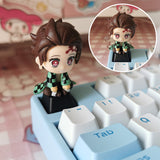 Tanjiro/Nezuko/Kanroji Mitsuri Creative transparent cute mechanical keyboard cap