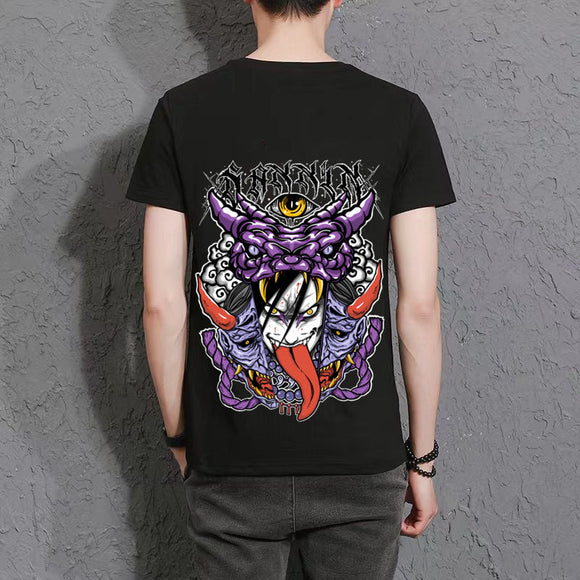 【20】Orochimaru High appearance level Trend T-shirt cute and handsome anime characters(The real thing is more delicate than the picture.)
