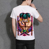 【2】Zoro High appearance level Trend -shirt cute and handsome anime characters (The real thing is more delicate than the picture.)