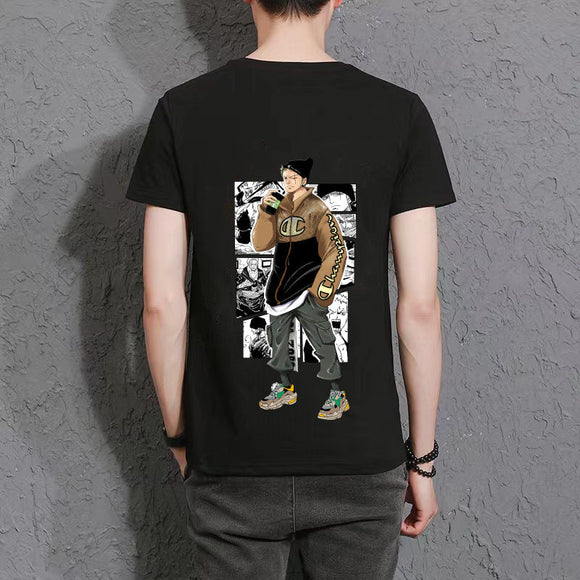 【1】Zoro2 High appearance level Trend -shirt cute and handsome anime characters (The real thing is more delicate than the picture.)