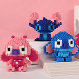 Stitch/Angel modelling lovely cartoon Character model building block assembly toy
