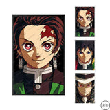 Tanjirou/Nezuko/Zenitsu/Inosuke Handsome and beautiful 3D picture frame painting