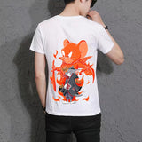 【15】Uchiha Itachi Tom High appearance level Trend T-shirt cute and handsome anime characters(The real thing is more delicate than the picture.)