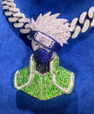 [Private customization/Reservation] Unique Kakashi High quality hip hop style necklace Pendant (10-20 days to make)