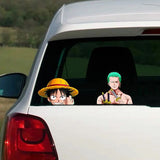 Luffy 3D 3 varieties of morphologic stickers Can be pasted on anything, car, cell phone, computer, etc.（One for $15, two for $19.90）