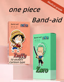 Luffy/Zoro Medical Band-Aid Cartoon Cute Breathable waterproof  (A box of ten Band-Aids)