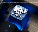 Luffy/Zoro role logo metal keyboard cap