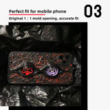Sasuke Sharingan pure handmade mobile phone case Apple exquisite Trend Silicone Anti-collision phone case