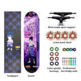Boruto/Sarada Skateboard Professional skateboard Exquisite pattern skateboard (size: 80CM×20CM)