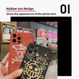 Luffy/Law Apple exquisite Trend Silicone Anti-collision phone case