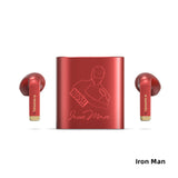 Super Hero Iron Man/Thanos/Black panther/Captain America/Hulk wireless Bluetooth Headphone, 1 piece BT5.3 low latency gaming headset, TWS hi-Fi stereo sound quality transformer Earphone with microphone Gaming Travel sports Headphones