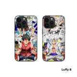 Kurama/Luffy/Tanjirou 3D variation Apple silicone crash-resistant phone case(Suitable for various iPhone models，When buying please Notes your iPhone model)