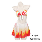 Nezuko/Tanjirou/Zenitsu/Kochou Shinobu/Giyuu/Kyoujurou Cosplay lovely sexy woman bikini swimwear